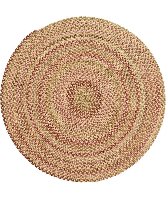 Capel American Heritage Harvest Gold 0' 36" Round Braided Rug