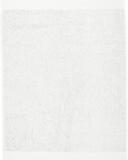 Amazon Basics 6 Piece hand towels for bathroom, Fade Resistant 100% Cotton Hand Towels, soft absorbent bathroom hand towels 6 - Pack (26''x16''), White