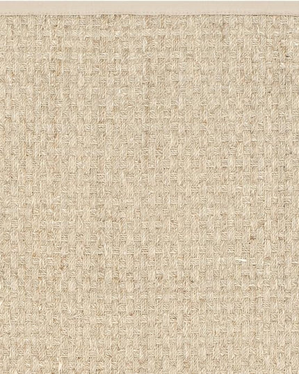 SAFAVIEH Area Rug 8x10 - Natural Fiber Collection - Large - Natural & Beige, Seagrass, Basketweave Pattern (NF114A)