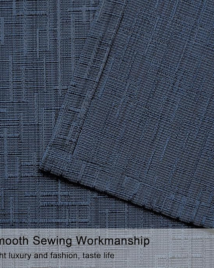 Linen Curtains 166 inch Length 2 Panels for High Ceiling Extra Long Thick Faux Linen Window Drapes Burlap Textured Curtains with Grommet for 2 Story High Living Room (52x166 Navy)