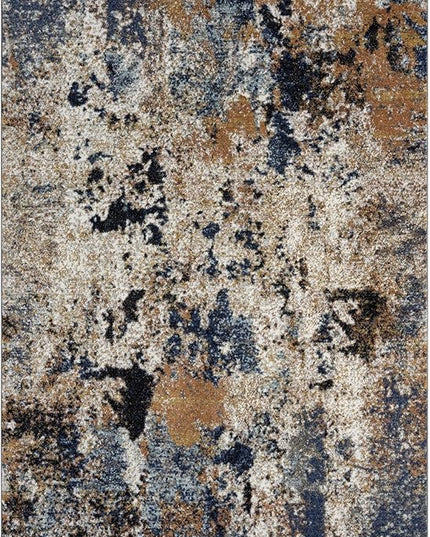 Keen Home Design Area Rugs - 9x12 Non-Shedding, Abstract Rugs for Kitchen, Living Room, Bedroom, Dining Room, Entryway - Size: 9'2" x 11'11", Multi