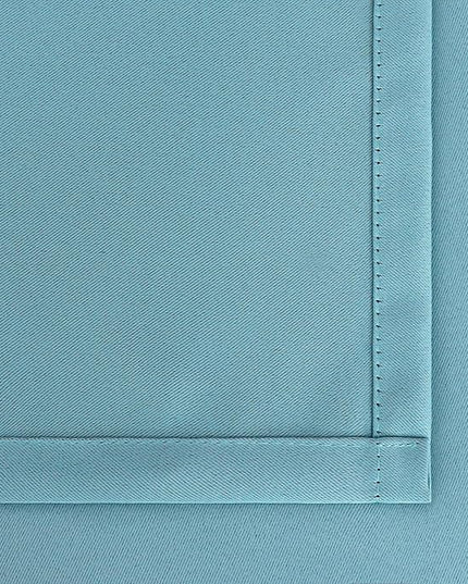 BGment Aqua Blackout Curtains 84 Inch Length 2 Panels for Bedroom - Rod Pocket and Back Tab Blackout Curtains Thermal Insulated Room Darkening Curtains for Living Room, (Each 38 x 84 Inch, Aqua)