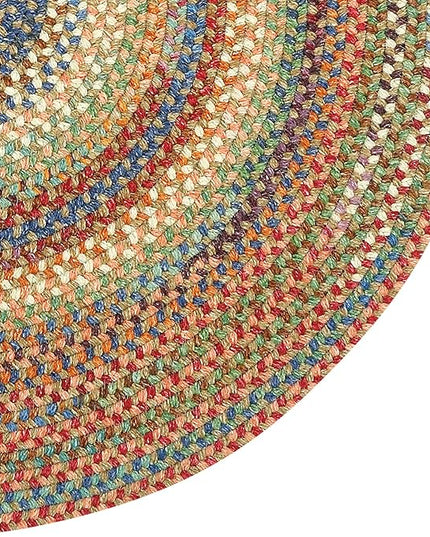 Capel American Heritage Cinnamon 0' 36" Round Braided Rug