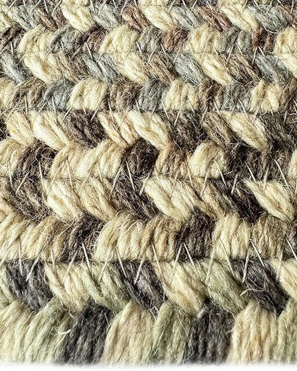 Capel American Heritage Pewter 8' 0" Round Braided Rug