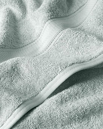 Superior Egyptian Cotton Pile 6 Piece Towel Set, Includes 2 Bath, 2 Hand, 2 Face Towels/Washcloths, Ultra Soft Luxury Towels, Thick Plush Essentials, Guest Bath, Spa, Hotel Bathroom, Sea Foam