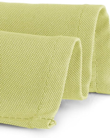 Gee Di Moda Rectangle Tablecloth - 60 x 84 Inch Yellow Table Cloth for 5 Foot Rectangle Tables - Heavy Duty Washable Fabric - for Holiday Party, Dinner, Weddings, Baby Shower & Events
