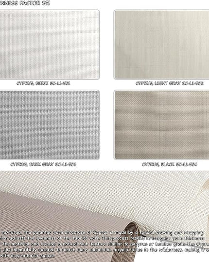 HILADUO Customized Solar Screen Roller Shade Blinds with Remote-Controlled Motorized Operation, Moderate Visibility Fabric, Made in The USA