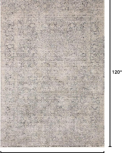 Loloi Amber Lewis Alie Collection ALE-01 Stone/Mist 7'-10'' x 10', .13'' Pile Height, Area Rug