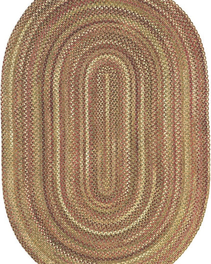 Capel American Heritage Foliage 0' 24" X 0' 36" Oval Braided Rug
