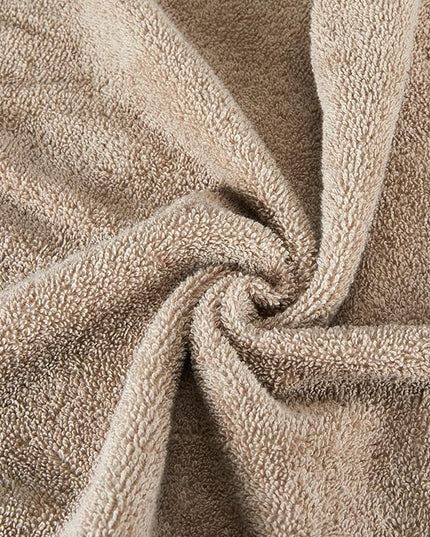 Amazon Basics Fade-Resistant 100% Cotton Bath Towel, 2 Pack, 30"x54", Taupe