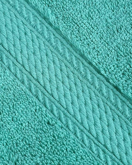 Superior Egyptian Cotton Pile Bath Sheet Set of 2, Ultra Soft Luxury Towels, Thick Plush Essentials, Absorbent Heavyweight, Guest Bath, Hotel, Spa, Home Bathroom, Shower Basics, Turquoise