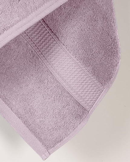 Superior Egyptian Cotton Pile Bath Towel Set of 2, Ultra Soft Luxury Towels, Thick Plush Essentials, Absorbent Heavyweight, Guest Bath, Hotel, Spa, Home Bathroom, Shower Basics, Purple