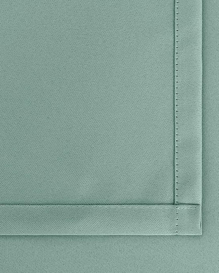BGment Window Curtains for Bedroom - 54 Inch Rod Pocket and Back Tab Thermal Insulated Room Darkening Curtains for Living Room, 2 Curtain Panels (38 x 54 Inch, Frosty Green)