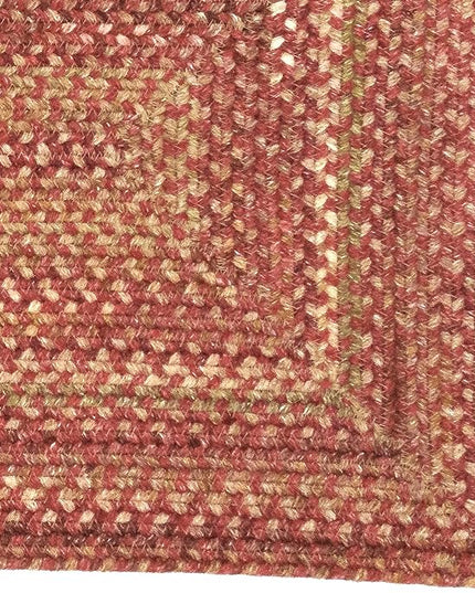 Capel American Heritage Spice 8' 0" X 11' 0" Concentric Rectangle Braided Rug