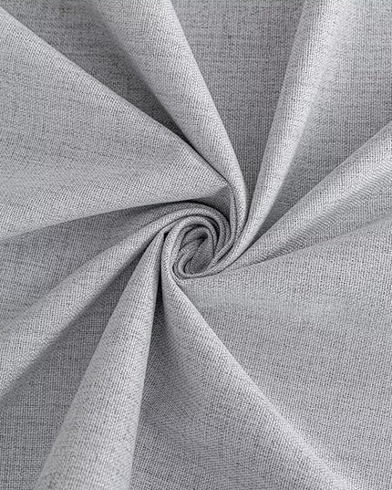 100% Blackout Curtains 96 inch Length 2 Panels Faux Linen Long Drapes for Bedroom Living Room Black Out Room Darkening Curtain Thermal Insulated Back Tab Rod Pocket(W37 x L96, Greyish White)
