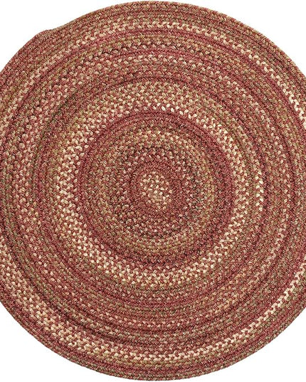 Capel American Heritage Spice 8' 0" Round Braided Rug