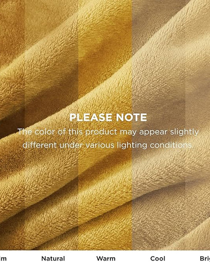 Bedsure GentleSoft Twin XL Fleece Blanket Dorm Bedding - Lightweight Soft Cozy Blankets for Bed, Sofa, Couch, Travel, Camping, Yellow, 66"x90"