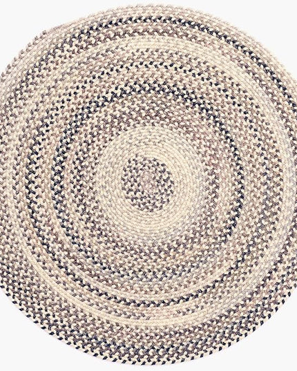 Capel American Heritage Pewter 7' 0" Round Braided Rug