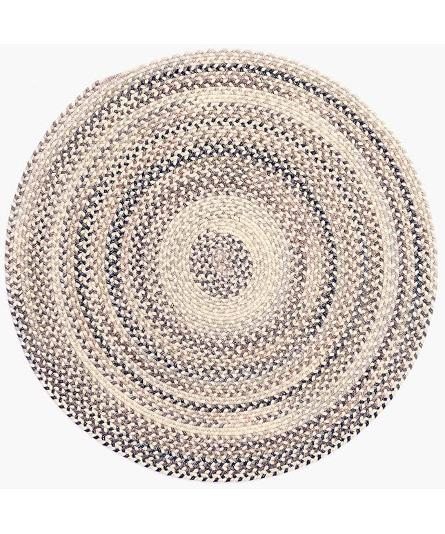 Capel American Heritage Pewter 5' 0" Round Braided Rug