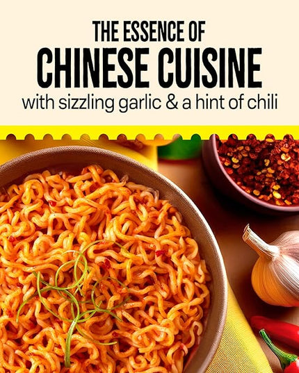Maggi Chinese Spicy Garlic Noodles, Instant Ramen Noodles, 3 min, Vegetarian, Halal, Kosher, 24-Pack