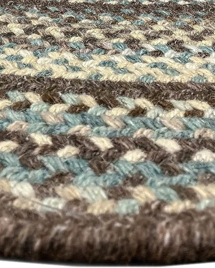 Capel American Heritage Slatewood 5'0"X5'0" Round Braided Rug