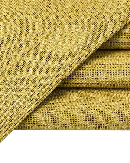 Extra Lenght 100% Blackout Linen Textured Curtains 120 Inch Length 2 Panels Set for Living Room, Bedroom, Full Blackout Curtains with Grommets Top, Gold, 52" W x 120" L, 2 Panels