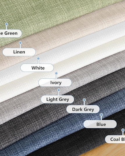 Chyhomenyc Curtains 84 Inches Long 2 Panels Set, Light Filtering Faux Linen Textured Soft Airy Window Curtains for Living Room Bedroom, Thick Modern Privacy Grommet Drapes, 50Wx84L, 2PCS， Linen Color