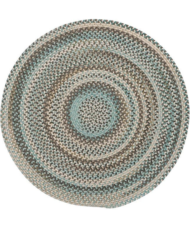 Capel American Heritage Slatewood 5'0"X5'0" Round Braided Rug