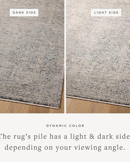 Loloi Amber Lewis Alie Collection ALE-01 Stone/Mist 2'-7'' x 10'-0'', .13'' Pile Height, Runner Rug