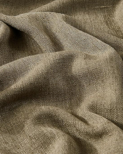 Vision Home Brown Pinch Pleated Full Blackout Curtains Linen Blended Room Darkening Window Curtains 72 inch for Living Room Bedroom Thermal Insulated Pinch Pleat Drapes with Hooks 2 Panel 40" Wx72 L