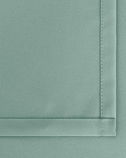 BGment Blackout Curtains 63 inch for Bedroom - Rod Pocket and Back Tab Blackout Curtains Thermal Insulated Room Darkening Curtains for Living Room, 2 Window Curtain Panels (38 x 63 Inch, Frosty Green)