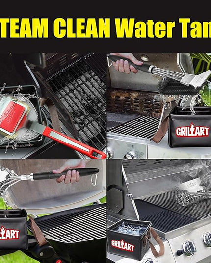 GRILLART Grill Brush Bristle Free, Soak Basin, Perfect Partner for SteamWizards Grill Brush (Only Soak Basin No Grill Brush)