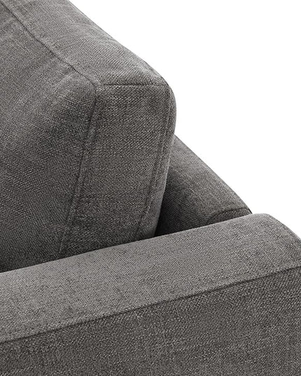 CHITA Small Modular Sectional Fabric Sofa Set, Extra Comfty Loveseat Cloud Couch, FSC Certified Modular Sectional Couch for Living Room, 78 inch Width,2 Seat Modular Sofa, Grey