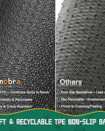 Yimobra Extra Large Door Mat 60x36, Waterproof Sturdy Outdoor Mats for Front Door, Heavy Duty Non-Slip Doormat for Garage Patio Entryway Indoor, Easy Clean, Green