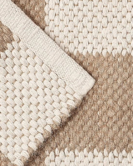 REDEARTH · Jute Cotton Area Rug - 2'x6' Rectangular Rug, Sustainable Handwoven, Non-Shedding, Soft & Durable – Reversible, Neutral Tones for Home Décor in Living Room, Dining Room, Bedroom, Set of 2