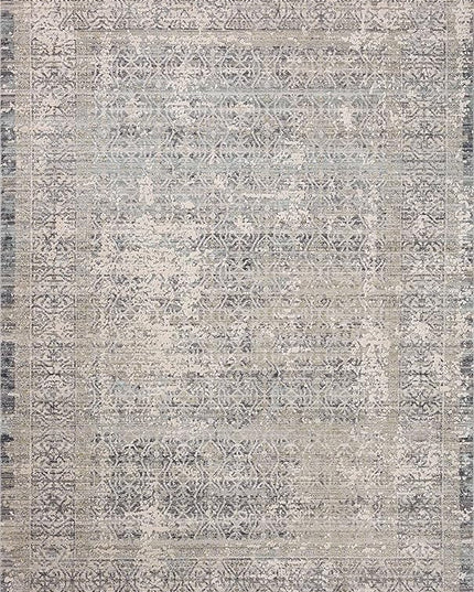 Loloi Amber Lewis Alie Collection ALE-04 Sky/Stone 5'-3'' x 7'-9'', .13'' Pile Height, Area Rug