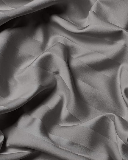 Pure Bamboo Split King Sheets, Genuine 100% Organic Viscose Derived from Bamboo Bed Sheet Set, Soft & Cooling, Double Stitching, 2 Fitted Sheets (Split King, Jacquard Stone)
