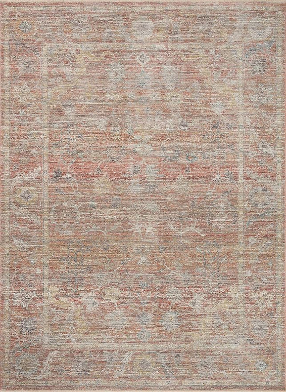 Loloi Magnolia Home by Joanna Gaines Millie Collection MIE-04 Sunset/Multi 2'-7" x 10'-0", .25" Pile Height, Runner Rug