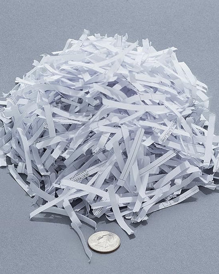 Amazon Basics 6 Sheet Cross Cut Paper and Credit Card Home Office Shredder with 3.8 Gallon Bin, Black