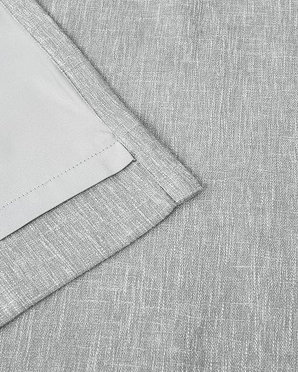 Vision Home Silver Grey Pinch Pleated Full Blackout Curtains Room Darkening Window Curtains 84 inch for Living Room Bedroom Thermal Insulated Pinch Pleat Drapes with Hooks Back Tab 2 Panel 40" Wx84 L
