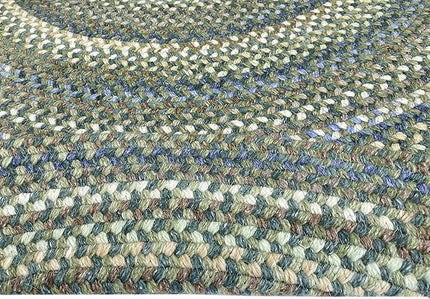 American Heritage Sage 8' 0" Round Braided Rug