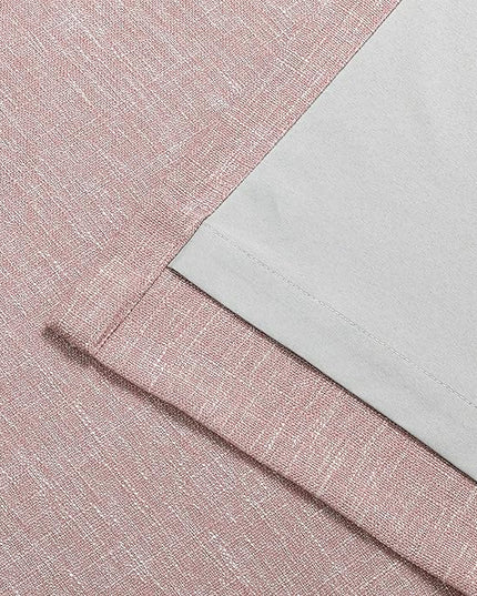 Vision Home Pink Pinch Pleated Total Blackout Curtains Room Darkening Window Panels 95 inch for Girls Bedroom Living Room Thermal Insulated Pinch Pleat Pink Drapes with Hooks Back Tab 40" Wx95 Lx2