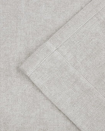 Vision Home Silver Gray Pinch Pleated Curtains Velvet Chenille Light Filtering Window Curtains 95 inches for Living Room Bedroom Semi-Blackout Grey Pinch Pleat Drapes with Hooks 2 Panels 36" Wx95L