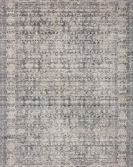 Loloi Amber Lewis Alie Collection ALE-03 Charcoal/Dove 5'-3'' x 7'-9'', .13'' Pile Height, Area Rug
