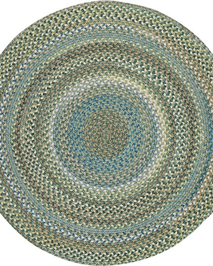 American Heritage Sage 0' 36" Round Braided Rug