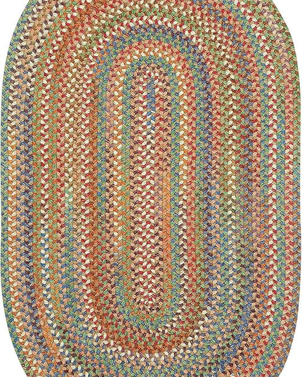 Capel American Heritage Cinnamon 2' 0" X 9' 0" Runner Oval Braided Rug
