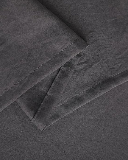 NTBAY Toddler Bedding Set - 4 Piece Soft and Breathable Crib Bedding Set for Boys and Girls, Includes Quilted Comforter, Fitted Sheet, Flat Top Sheet and Envelope Pillowcase, Dark Grey