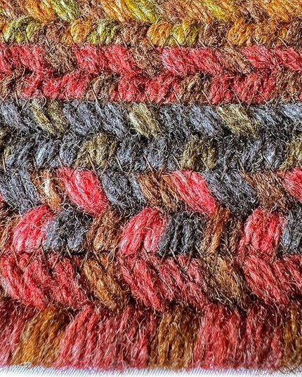 Capel American Heritage Woodstone 7' 0" X 9' 0" Concentric Rectangle Braided Rug