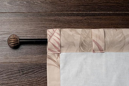 Maison d' Hermine Curtains for Living Room 100% Cotton 96 inch Length Two Panels Light Filtering Curtains for Bedroom Windows with Rod and Loop Pockets Drapes (Creole Beige, 50" W x 96" L)
