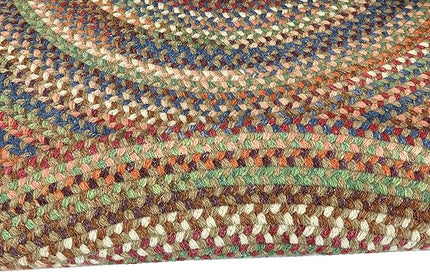 Capel American Heritage Cinnamon 0' 36" Round Braided Rug